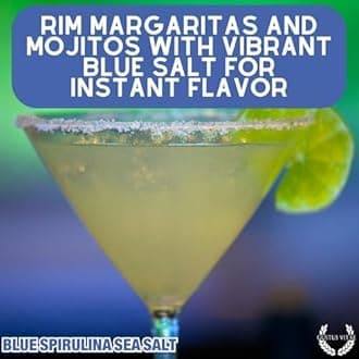 Blue Spirulina Superfood Sea Salt | All Natural | Ultra Premium Gourmet Salt | Artisanal Finishing Seasoning | Small Batch | Non GMO | Hand Packed | Super Food | GLP-1 Friendly | Sustainably Sourced |