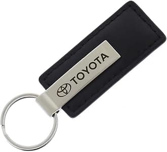 Au-TOMOTIVE GOLD Rectangular Leather Key chain for Toyota