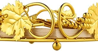 Flat Napkin Holder for Table Gold With Weight Arm for Kitchen Courtertops Dinning Table Grape Leaf Modern Tissue Dispenser Stainless Steel Gilding (7" L X 7" W X 2.5" H)