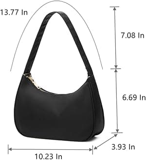 Women's Shoulder Bags for Women, Cute Hobo Tote Handbag Mini Clutch Purse With Zipper Closure Hobo Tote Handbag