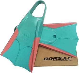 DORSALBodyboard Bodysurfing Floating Swimfins (Flippers) Comfortable Natural Gum Rubber for Swimming, Diving, Surfing