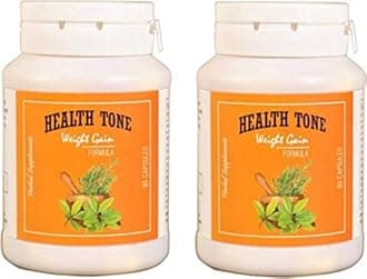 Health Tone Weight Gain Formula Herbal Weight Gainer Capsules (2 Bottles)