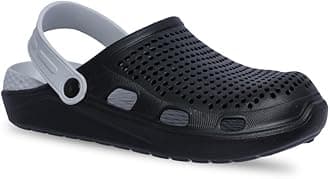 EVK10916G Stylish Clogs for Men | Durable, Lightweight and Comfortable | Easy Wear Slip On with Rubberised Sole for Better Grip | Easy Washable | Ideal for Outdoor Use