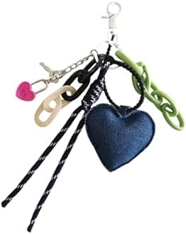 Hongvarey Cute Keychain Charms for Women Keychain Pendant for Purse Handbag Backpacks Fashion Bag Accessories