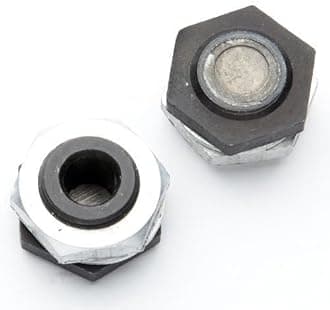 K.U.H.A. Safety Valve for Pressure Cooker - Compatible with VINOD, HAWKINS, MILTON, PRESTIGE, PIGEON & Similar Brands (Set of 2)