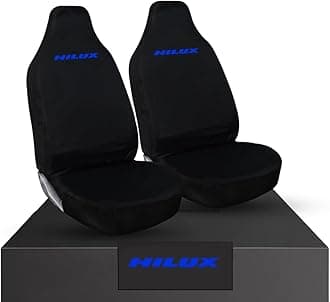 Hilux Logo - Front 4 * 4 Seat Covers - Heavy Duty & 100% Water Proof- Fits Toyota Hilux (Blue Logo)