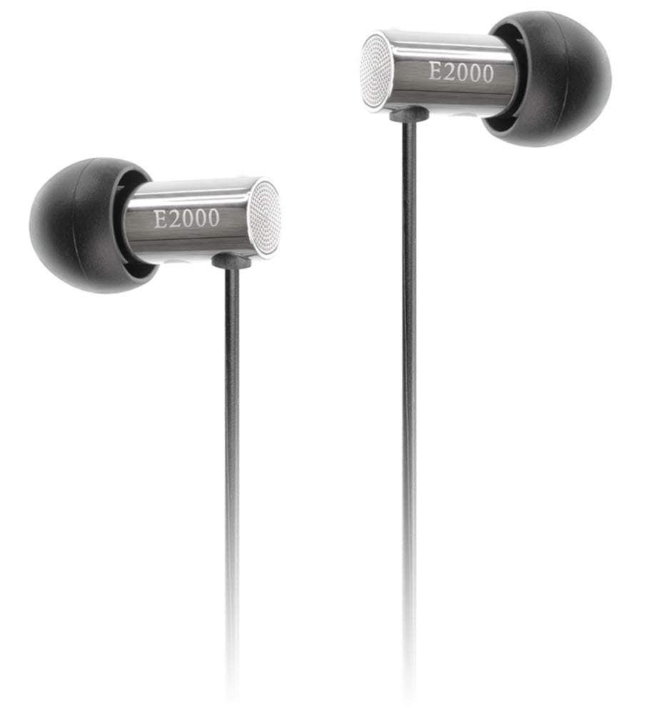 Final E2000 FI-E2DALS in-Ear Earphones, Matte Silver