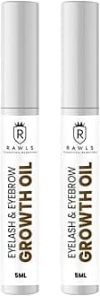 RAWLS Eyelash & Eyebrow Serum Combo | Hair Strengthening & Nourishing Formula | With Castor Oil, Almond Oil & Vitamin E | Sulphate-Free & Paraben-Free – 5ml x 2