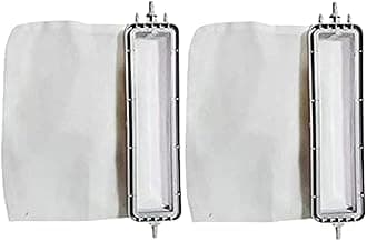 Spareplanet™ LG Lint Filter for Semi Automatic Washing Machine Plastic (Grey) (Set of 2)(Match and Buy)