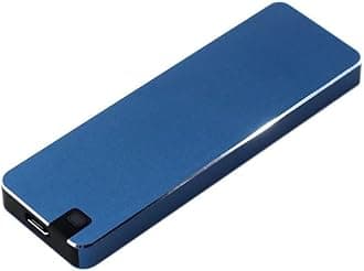 External Hard Drive 2TB Large Capacity Ultra Slim Portable Hard Shockproof Anti-Drop Drive External USB2.0 Hard Drive Storage Compatible for PC, Desktop, Laptop, Harddrive (blue)