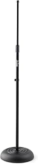 On Stage Stands MS7201B Round Base Microphone Stand - Black