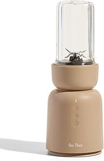 Splendor Blender - 1000W High-Power | Ultra-Sharp Blades | 2 Blending Modes | Includes 25 oz Personal Cup and Drinking Lid Set | Smoothies, Shakes & More | Steam