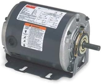 Dayton 6K778 Motor, 1/3 hp, Split PH, 1725 RPM, 115 V, Black