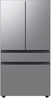 29 Cu. Ft. Bespoke 4-Door French Door Refrigerator with Beverage Center, Stainless Steel, RF29BB8600QLAA