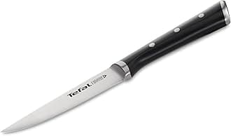 Tefal Ice Force 11cm Black Household Knife, Kitchen Knife, German Stainless Steel Blade, Durable Cutting and Sharp Performance, 10 Year Warranty K2320914