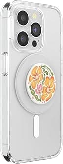 PopSockets Phone Grip for MagSafe with Kickstand, Magnetic Stand, Swappable Top, Secure Hold for iPhone MagSafe Cases, Phone & Tablet Grip, Cute PopSockets - Desert Garden