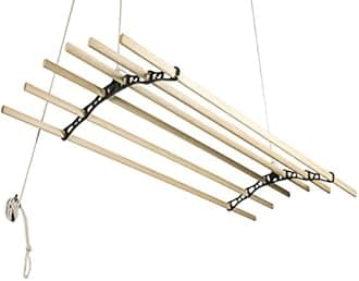 Sheila Maid ® Original Indoor Ceiling Clothes Airer Drying Rack- 6 Rail - 57" (1.45m) long-Grey Cast Iron