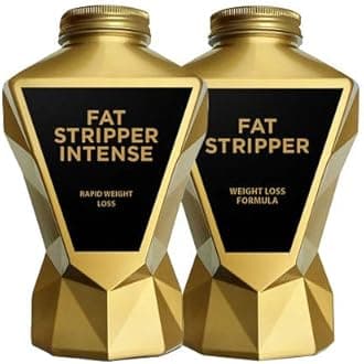 LA Muscle The Fat Stripper Combo | Two Powerful Fat Burners for Men and Women | Big Saving | Effective Fat Loss and Weight Management Combo Bundle | GM Free
