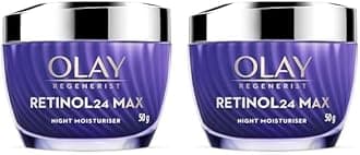 Olay Retinol24 Max Night Cream l Visibly Reduces Fine Lines in 7 Nights | Max Repair, Max Hydration l No Redness or Irritation | Fragrance Free l Normal, Oily, Dry and Combination Skin l 50g