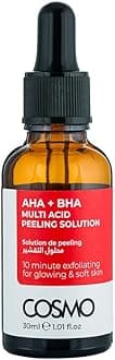 CD COSMO DESIGNS AHA+BHA Multi Acid Peeling Solution Face Serum Exfoliating for Glowing & Soft Skin 30ml