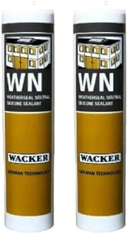 Wacker WN Silicone Black color 300ml Pack of 2 pcs