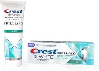Crest 3D White Brilliance Blast Teeth Whitening Toothpaste, 3.9 oz