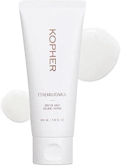 Kopher Ttaekkugmul Mild Peeling Brightening, Smoothing, Hydrating Exfoliator for Sensitive Skin, Daily Exfoliant for Glow Skin, Korean Skincare (100ml, 3.38 fl.oz.)