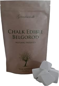 Chalk edible, Chalk Belgorod 8 Oz, (250 gr.) natural chalk, chalk food, chalk for eating