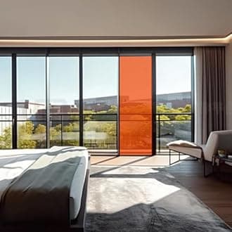 Transparent Decorative Window Film,Colorful Window Film Colored Red Window Tint Heat Blocking for Halloween Party Wedding Festival Decoration(Customized Size)