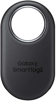 Samsung Galaxy SmartTag2 Bluetooth Tracker (1 Pack), Compass View AR, Find Lost Mode, Black