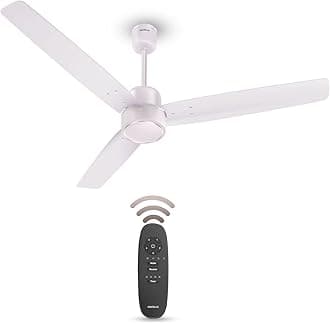 - FAB BLDC Ceiling Fan 1200mm, 380 RPM, Savings upto 65%, Reverse Rotation, 4 Modes (Boost, Sleep, Breeze, Mop), Low Wattage 30W, Low Noise, Air Flow:225 CMM, 3 Year Warranty, Blush Ivory
