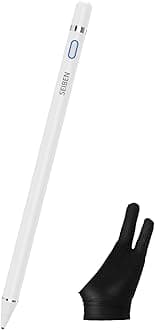SEIBEN Universal Stylus Pen Compatible with iOS &Android Enabled Devices, High Precision & Sensitivity,Rechargeable Stylus for iPad/iPad Pro/Air/iPhone .Free Glove Inside The Box.