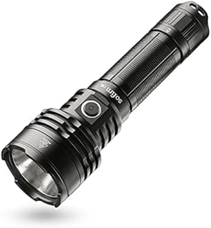 sofirn C8L Rechargeable Flashlight with 3100 Lumens, Tactical Flashlight Up to 531m, IPX8 Waterproof, for Emergency, Heavy Duty, Search and Outdoor Use