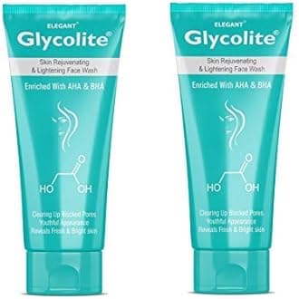 Glycolite Skin Rejuvenating & Lightening Face Wash 60Ml | Glycolic Acid Improves Texture, Tone, And Appearance Reveals Bright Suitable For All - Pack Of 2