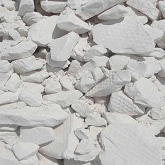 Cleaned Kaolin Clay Chunks -Cosmetic Grade - Original - 400 Grams, White