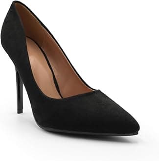 Womens High Heel Pointed Toe Pumps Smart Office Work Courts Shoes Ladies Pumps Party Prom Wedding Bridal Occasion Heeled Court Stiletto Heels Shoes