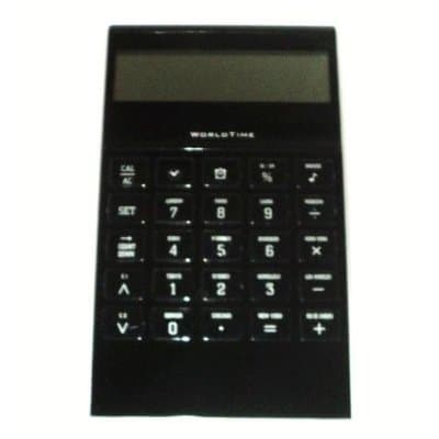 DIGIT CALCULATOR WORLD TIMER ALARM CLOCK CALENDAR & DATE DISPLAY