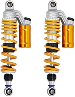 325mm/12.8" Rebound Damping Universal 7mm Spring Rear Suspension Air Shock Absorber MTB Motorcycle For BWS 125 Dirt Bike Gokart Quad ATV Nmax Xmax Aerox