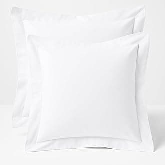 Comfort Beddings Export Quality 450 Thread Count 100% Egyptian Cotton Continental Pillow Cases Pack Of 2 - White (Continental/Square Size 65 x 65 CM)