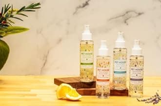 Pet House Pet Friendly Freshening Room Spray in 6 Fragrances - Non Toxic - Concentrated Air Freshening Spray Neutralizes Pet Odor – Effective, Fast-Acting – 4 oz - Pack of 2 (Pumpkin Spice)