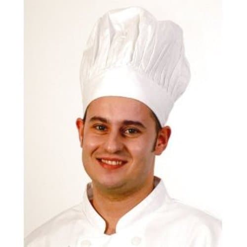 White Tall Chef's Hat