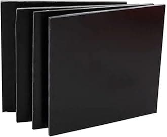 1pcs 0.2~4mm Thick Black Glassfibre Template Board Sheet G10 Epoxy Glass Fiber FR4 Fibreglass Plate 3D For Antistatic (Size : 300MM x 300MM, Color : 0.2mm)