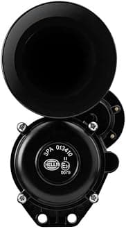 Black Single Tone Air Horn, Super Loud 12/24V, 115 dB(A), 120W, 013410011
