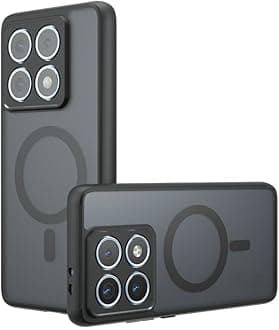 Compatible with Honor 200 Smart Case Cover,Compatible with MagSafe,Compatible with Honor X7c ALT-NX1 ALT-LX2 Built-in Magnetic Anti-Shock Cell Phone Case Black