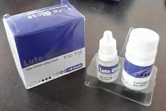 D-TECH LUTING GLASS 15G POWDER + 13G LIQUID/PACK OF 1 SET/D-TECH GLASS IONOMER LUTING CEMENT (3)