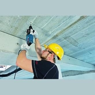 Bosch Professional Corded Rotary Hammer Drill with SDS Plus GBH 2-28 (240V, 880W, incl. Auxiliary handle, Depth stop 210 mm, Machine cloth, L-BOXX 136)