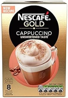 Nescafé Cappuccino Unsweetened 8 Sachets (Pack of 6, Total 48 Sachets)