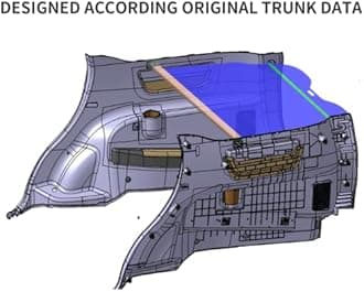 BOPARAUTO Cargo Cover for Jeep Grand Cherokee Accessories 2011-2020 2021 Rear Trunk Shade Cover（Not fit for 2021 Winter-Not fit for Grand Cherokee L 2022）