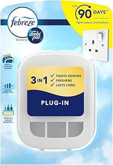 Febreze Ambi Pur 3Volution Air Freshener Plug-In Refill Diffuser Refill Case, Odour Eliminator