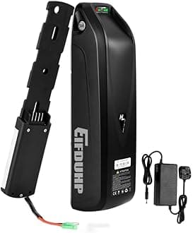 48V Ebike Battery 13AH, Electric Bike Battery Pack Lithium-ion with Charger Baseplate for 750W 500W 350W 250W 200W Bicycle Motor